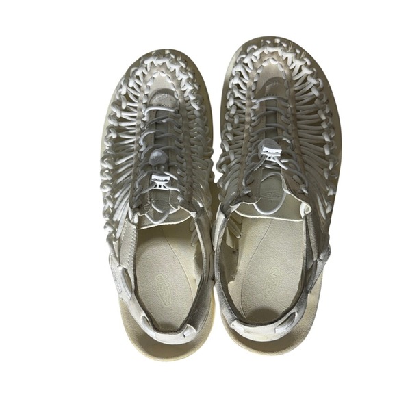 KEEN Uneek Mens Sandals Star White Cord Bungee Lace Outdoor Shoes Size 10.5 main image 7